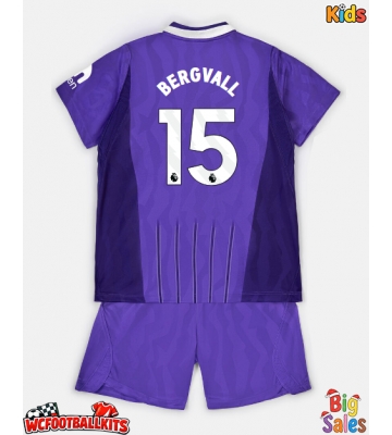 Tottenham Hotspur Lucas Bergvall #15 Replica Third Stadium Kit for Kids 2026-27 Short Sleeve (+ pants)